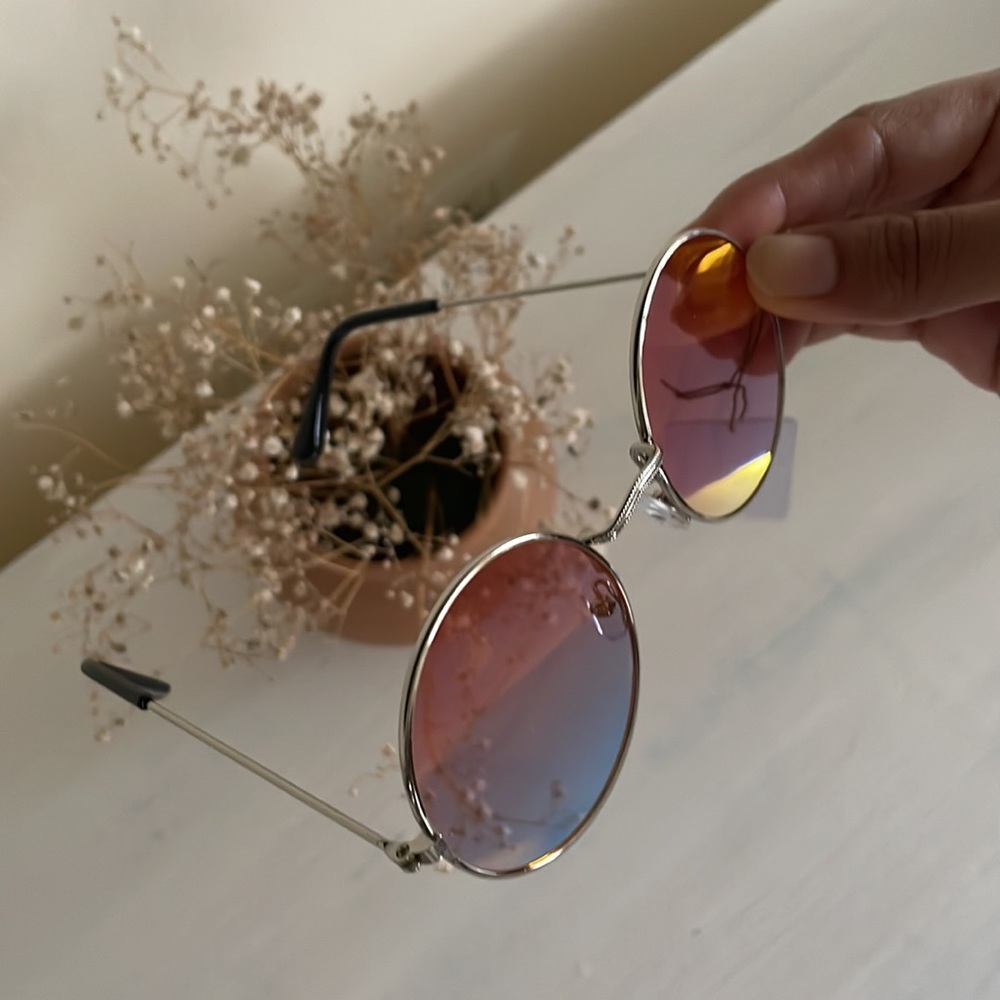 Reflecting sunglasses / john lennon style - round sunglasses - Picture 2 of 5
